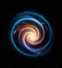 Abstrakte galaktische Spirale